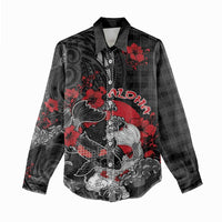 Personalised Hawaiian And Japanese Women Casual Shirt Aloha Koi Fish Palaka Patterns DT05 - Polynesian Pride