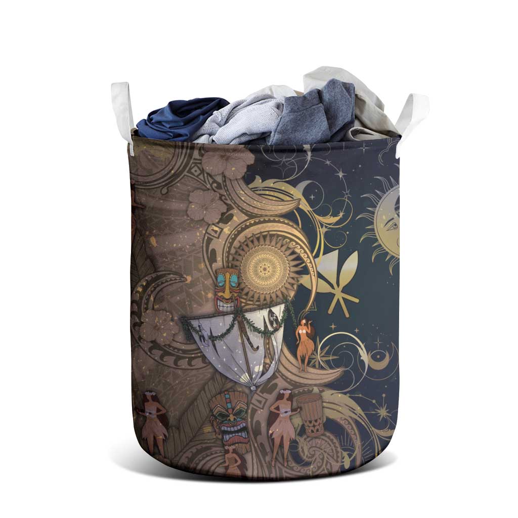 Hawaii Makahiki Laundry Basket Polynesian Sky And Earth - Polynesian Pride