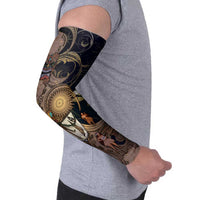 Hawaii Makahiki Arm Sleeves Polynesian Sky And Earth - Polynesian Pride