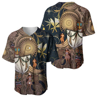 Hawaii Makahiki Baseball Jersey Polynesian Sky And Earth - Polynesian Pride