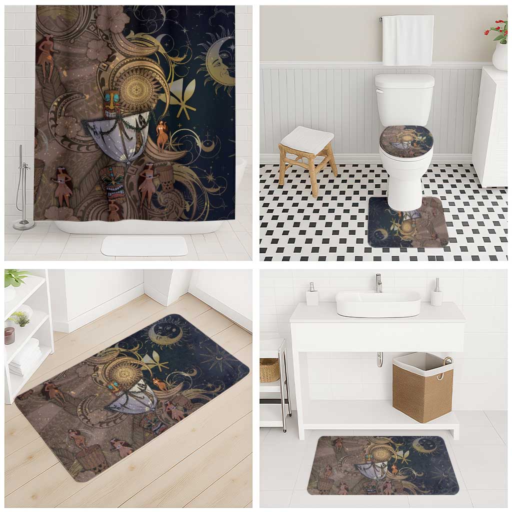 Hawaii Makahiki Bathroom Set Polynesian Sky And Earth - Polynesian Pride