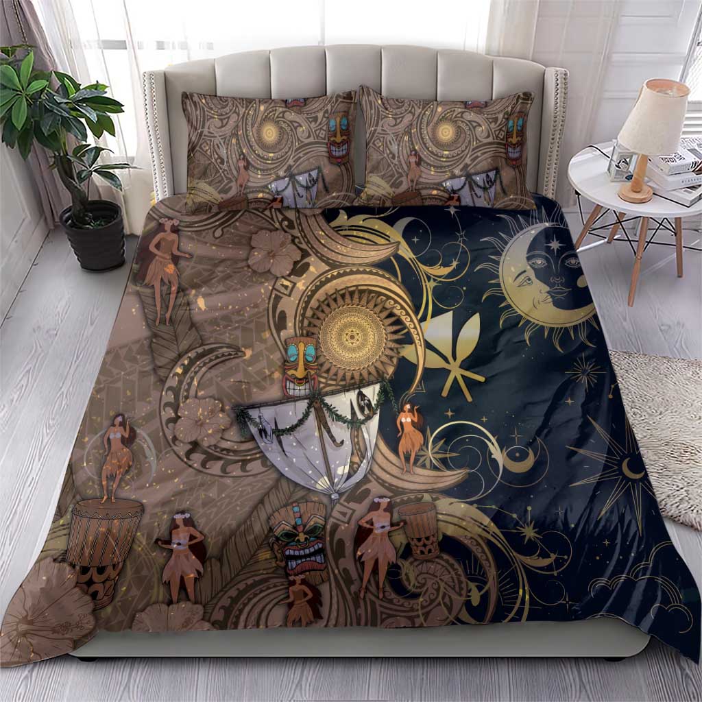 Hawaii Makahiki Bedding Set Polynesian Sky And Earth - Polynesian Pride