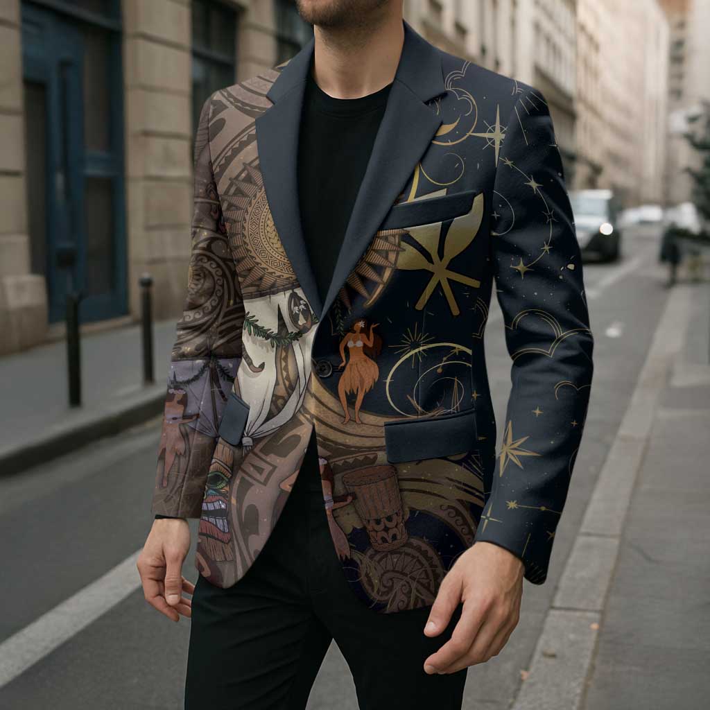 Hawaii Makahiki Blazer Polynesian Sky And Earth - Polynesian Pride