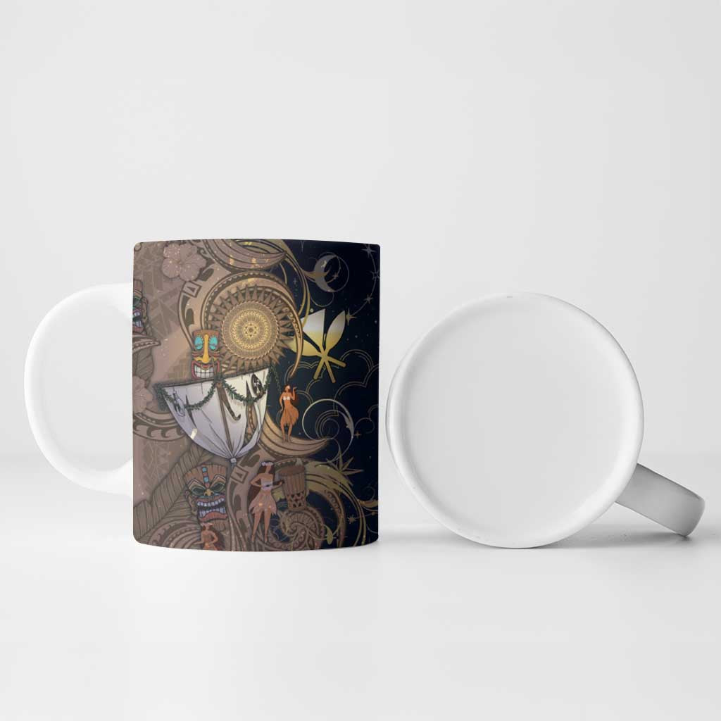 Hawaii Makahiki Ceramic Mug Polynesian Sky And Earth - Polynesian Pride