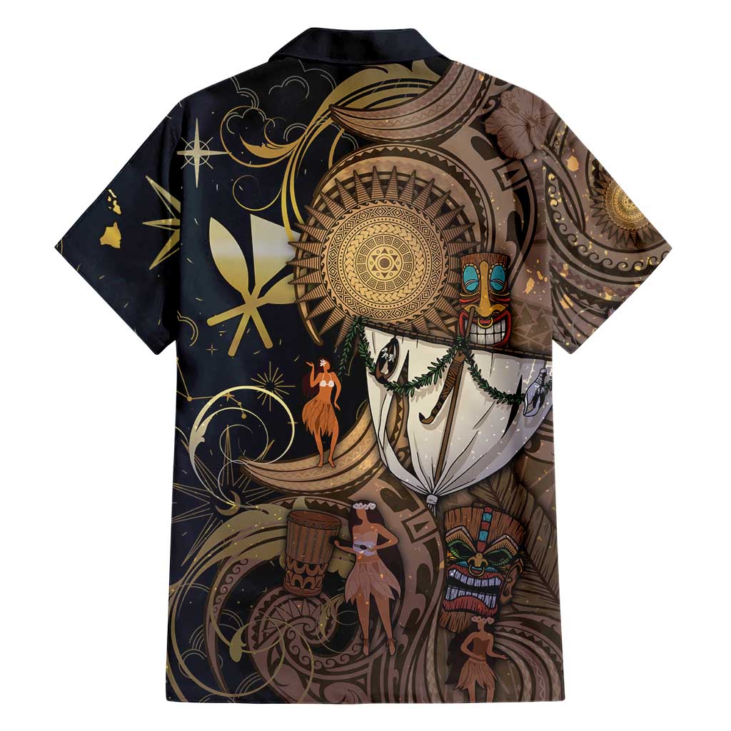 Hawaii Makahiki Hawaiian Shirt Polynesian Sky And Earth - Polynesian Pride