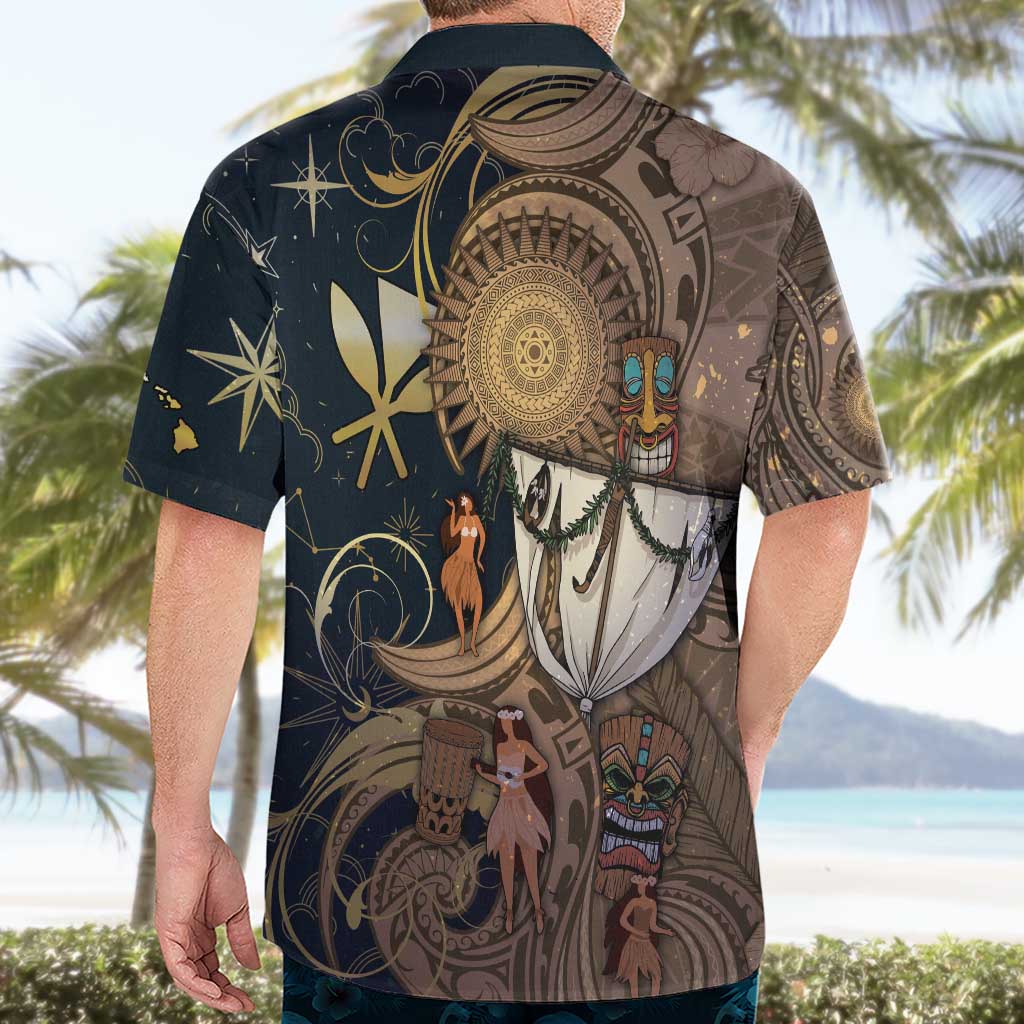 Hawaii Makahiki Hawaiian Shirt Polynesian Sky And Earth - Polynesian Pride