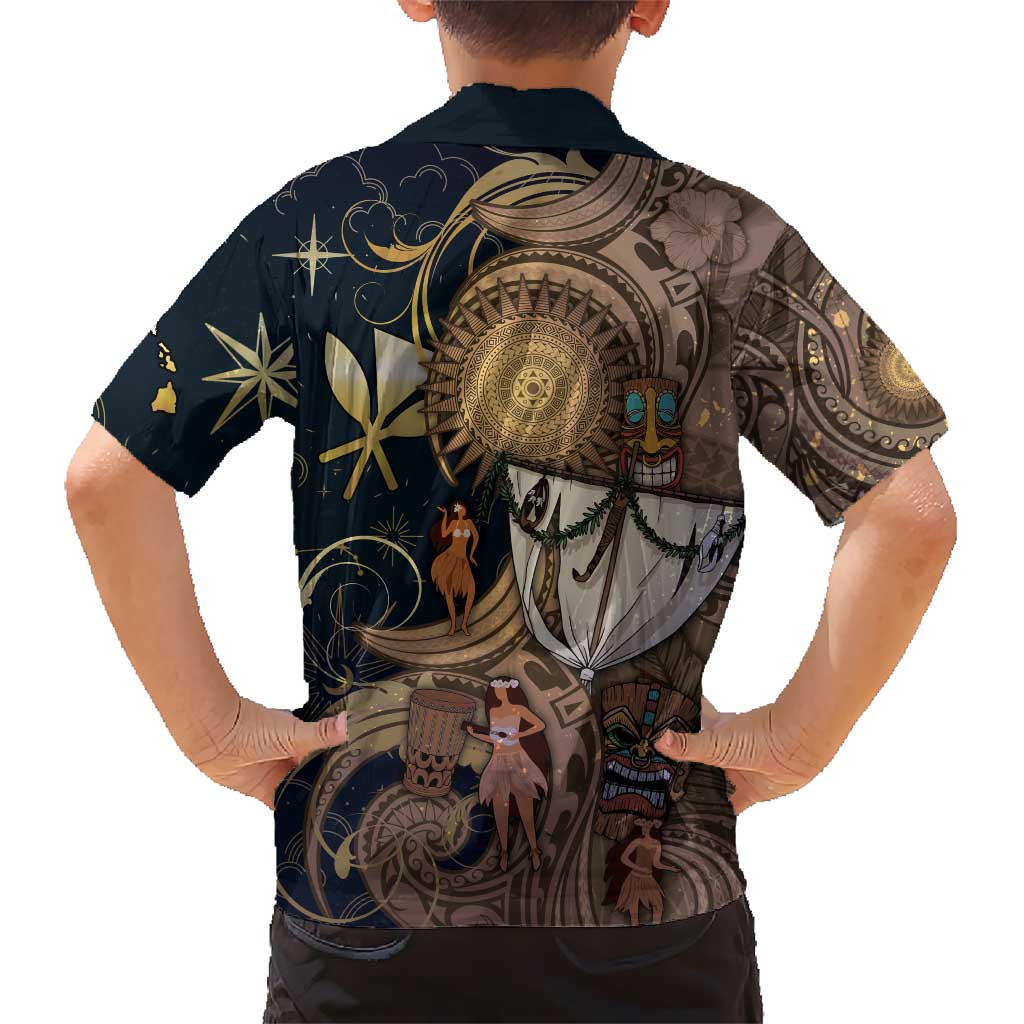 Hawaii Makahiki Hawaiian Shirt Polynesian Sky And Earth - Polynesian Pride