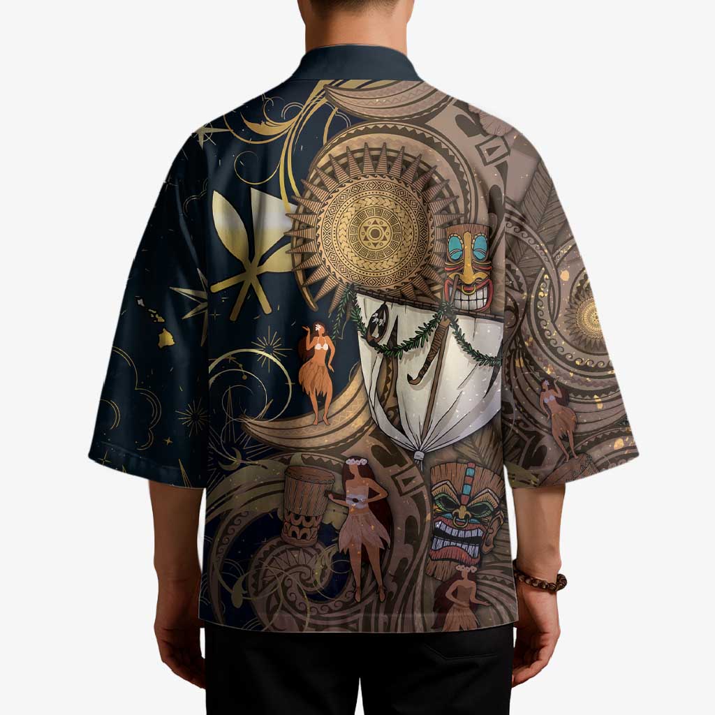 Hawaii Makahiki Kimono Polynesian Sky And Earth - Polynesian Pride