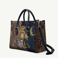 Hawaii Makahiki Leather Bag Polynesian Sky And Earth - Polynesian Pride