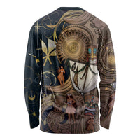 Hawaii Makahiki Long Sleeve Shirt Polynesian Sky And Earth - Polynesian Pride