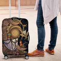 Hawaii Makahiki Luggage Cover Polynesian Sky And Earth - Polynesian Pride