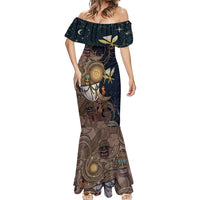Hawaii Makahiki Mermaid Dress Polynesian Sky And Earth - Polynesian Pride