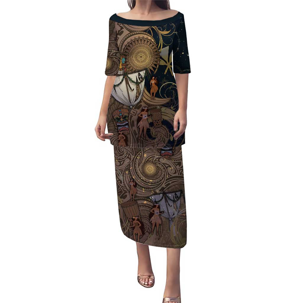 Hawaii Makahiki Puletasi Polynesian Sky And Earth - Polynesian Pride