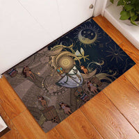 Hawaii Makahiki Rubber Doormat Polynesian Sky And Earth - Polynesian Pride