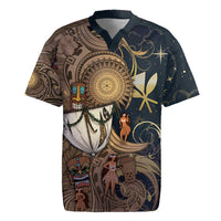 Hawaii Makahiki Rugby Jersey Polynesian Sky And Earth - Polynesian Pride