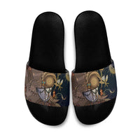 Hawaii Makahiki Slide Sandals Polynesian Sky And Earth - Polynesian Pride