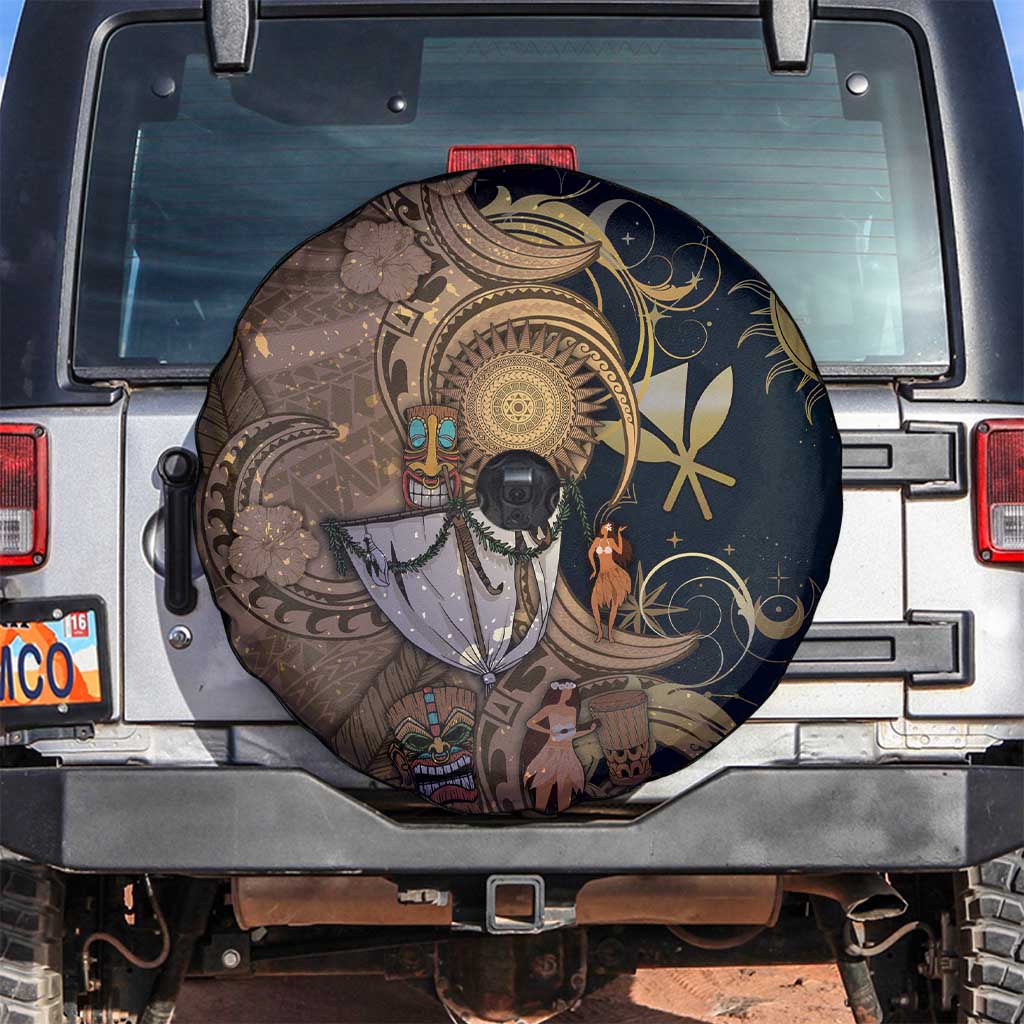 Hawaii Makahiki Spare Tire Cover Polynesian Sky And Earth - Polynesian Pride