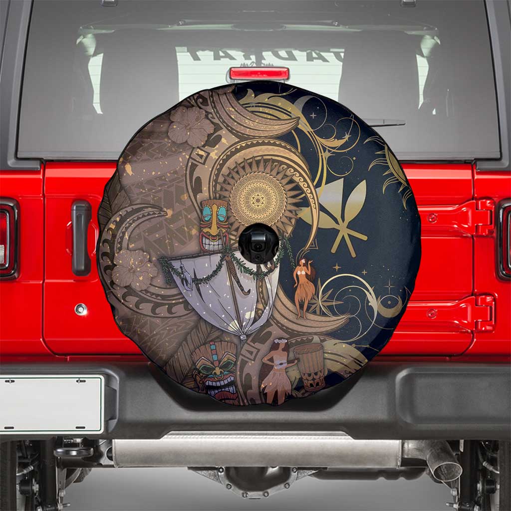 Hawaii Makahiki Spare Tire Cover Polynesian Sky And Earth - Polynesian Pride