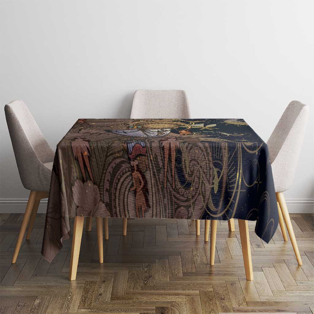 Hawaii Makahiki Tablecloth Polynesian Sky And Earth - Polynesian Pride