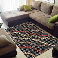Hawaii Palaka Niihau Shell Lei Area Rug Tropical Island Plaid Patterns