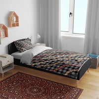 Hawaii Palaka Niihau Shell Lei Bedding Set Tropical Island Plaid Patterns