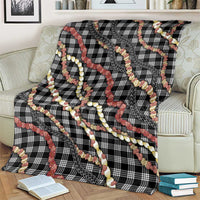 Hawaii Palaka Niihau Shell Lei Blanket Tropical Island Plaid Patterns