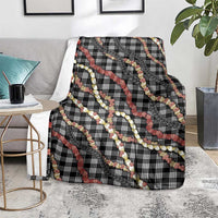 Hawaii Palaka Niihau Shell Lei Blanket Tropical Island Plaid Patterns