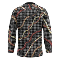 Hawaii Palaka Niihau Shell Lei Hockey Jersey Tropical Island Plaid Patterns