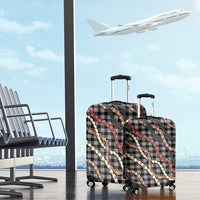 Hawaii Palaka Niihau Shell Lei Luggage Cover Tropical Island Plaid Patterns