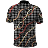 Hawaii Palaka Niihau Shell Lei Polo Shirt Tropical Island Plaid Patterns