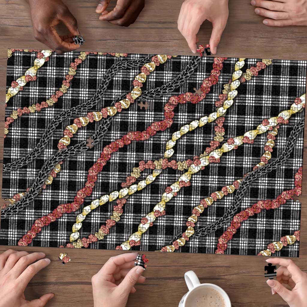 Hawaii Palaka Niihau Shell Lei Puzzle Tropical Island Plaid Patterns