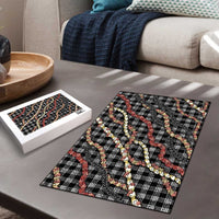 Hawaii Palaka Niihau Shell Lei Puzzle Tropical Island Plaid Patterns