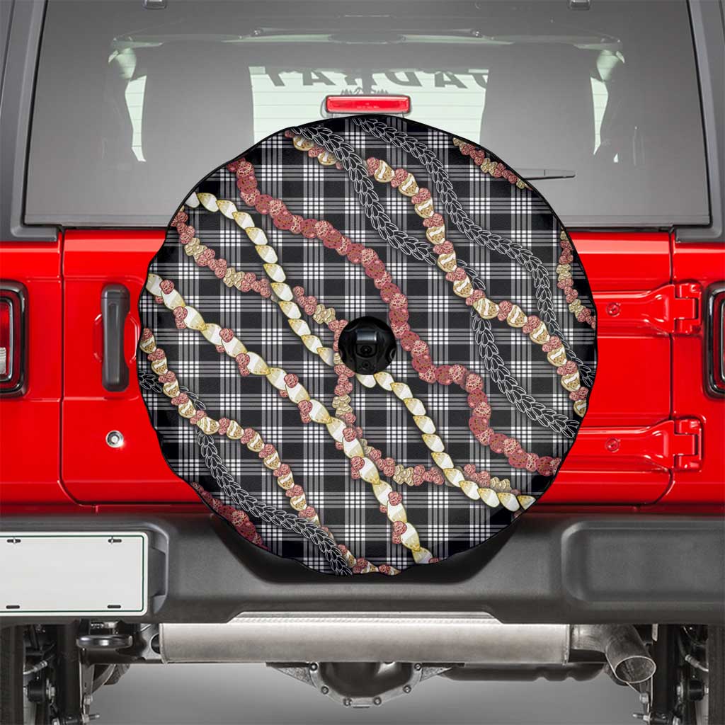 Hawaii Palaka Niihau Shell Lei Spare Tire Cover Tropical Island Plaid Patterns
