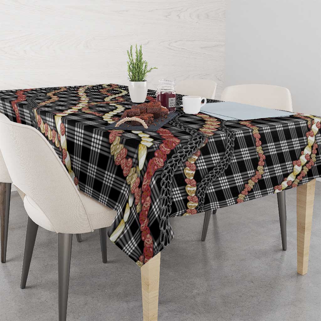 Hawaii Palaka Niihau Shell Lei Tablecloth Tropical Island Plaid Patterns