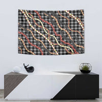 Hawaii Palaka Niihau Shell Lei Tapestry Tropical Island Plaid Patterns