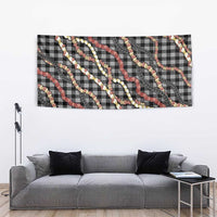 Hawaii Palaka Niihau Shell Lei Tapestry Tropical Island Plaid Patterns