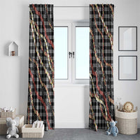 Hawaii Palaka Niihau Shell Lei Window Curtain Tropical Island Plaid Patterns