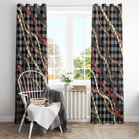 Hawaii Palaka Niihau Shell Lei Window Curtain Tropical Island Plaid Patterns