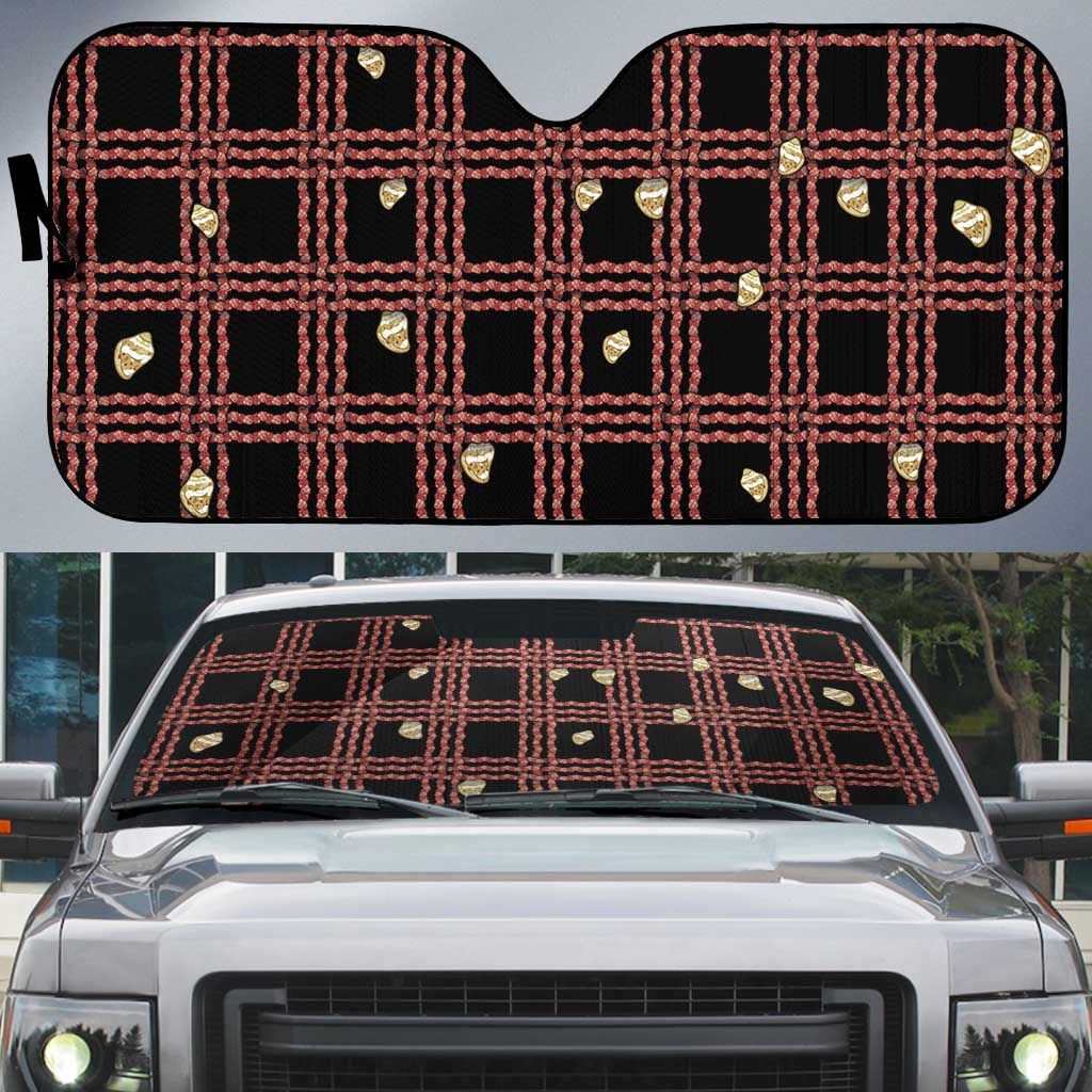 Hawaii Palaka Kahelelani Shell Lei Costume Auto Sun Shade Plaid Patterns