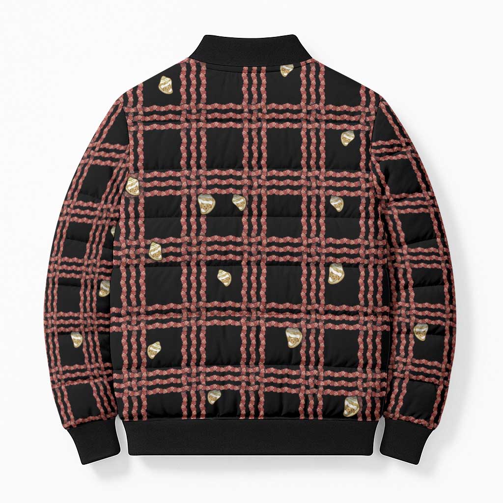 Hawaii Palaka Kahelelani Shell Lei Costume Bomber Puffer Jacket Plaid Patterns DT05 - Polynesian Pride