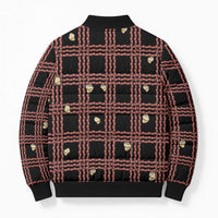Hawaii Palaka Kahelelani Shell Lei Costume Bomber Puffer Jacket Plaid Patterns DT05 - Polynesian Pride