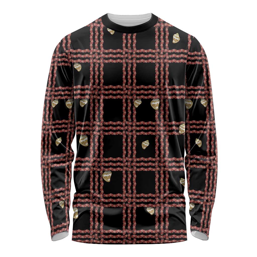 Hawaii Palaka Kahelelani Shell Lei Costume Long Sleeve Shirt Plaid Patterns