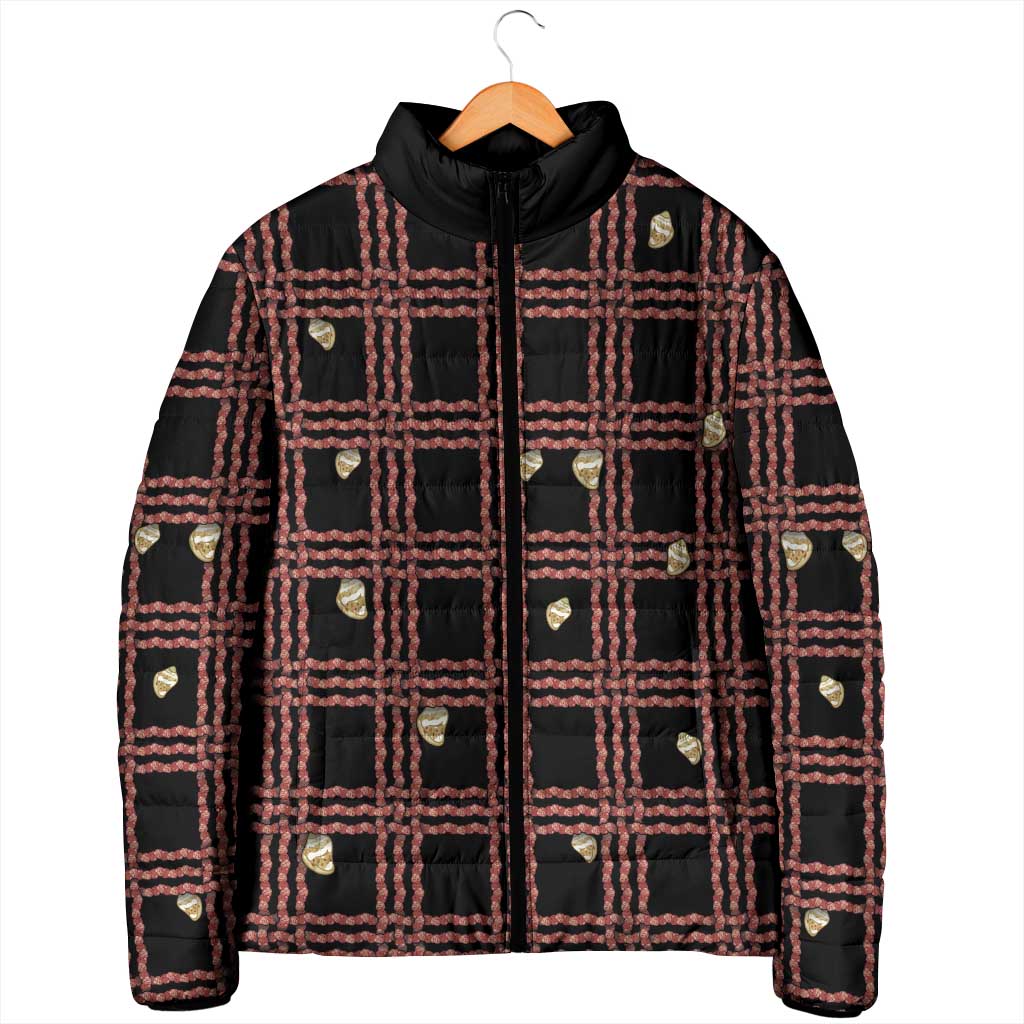 Hawaii Palaka Kahelelani Shell Lei Costume Padded Jacket Plaid Patterns