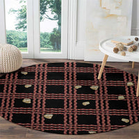 Hawaii Palaka Kahelelani Shell Lei Costume Round Carpet Plaid Patterns DT05 - Polynesian Pride