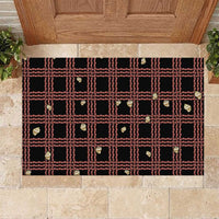 Hawaii Palaka Kahelelani Shell Lei Costume Rubber Doormat Plaid Patterns