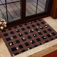 Hawaii Palaka Kahelelani Shell Lei Costume Rubber Doormat Plaid Patterns