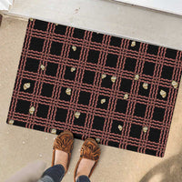 Hawaii Palaka Kahelelani Shell Lei Costume Rubber Doormat Plaid Patterns