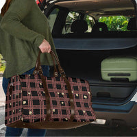 Hawaii Palaka Kahelelani Shell Lei Costume Travel Bag Plaid Patterns