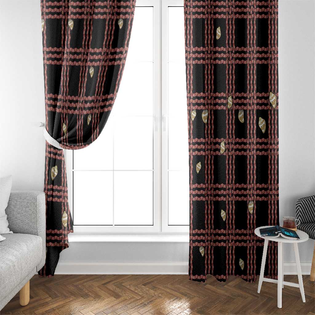 Hawaii Palaka Kahelelani Shell Lei Costume Window Curtain Plaid Patterns