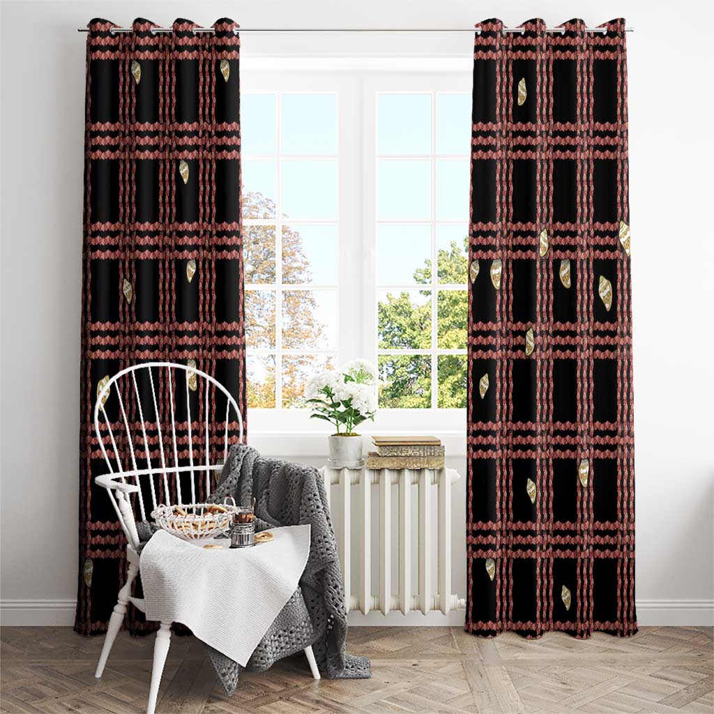 Hawaii Palaka Kahelelani Shell Lei Costume Window Curtain Plaid Patterns